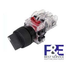 Công tắc xoay 2 vị trí Hanyoung MRS-T2A1, 22mm (tự giữ)