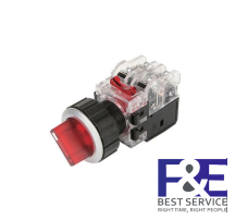 Công tắc 2 vị trí tự nhả Hanyoung MRT-A2R1D0R 30mm đèn 12-24V