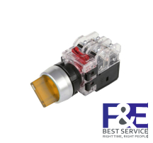 Công tắc 2 vị trí tự nhả Hanyoung MRT-R2R1A0Y 22mm đèn 110-220V