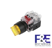 Công tắc 2 vị trí tự nhả Hanyoung MRT-T2R1A0Y 22mm đèn 110-220V