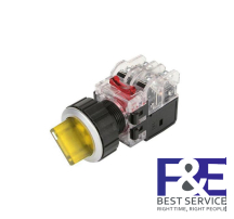 Công tắc 2 vị trí tự nhả Hanyoung MRT-A2R1D0Y 30mm đèn 12-24V