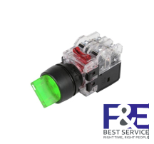 Công tắc 2 vị trí tự nhả Hanyoung MRT-T2R1A3G 22mm đèn 380V