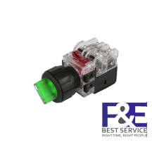 Công tắc 2 vị trí tự giữ Hanyoung MRT-K2A1A3G 25mm đèn 380V