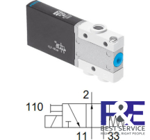 Van điện từ Festo MHE2-MS1H-3/2G-M7