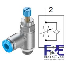 Van ti&#234;́t lưu Festo GRLA-1/8-QS-6-RS-D
