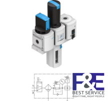 Bộ lọc kh&#237; n&#233;n Festo&#160;MSB6-1/2-C3-J1-F12-WP