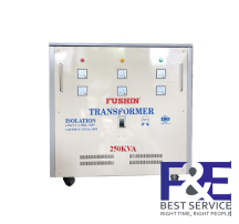 Biến áp cách ly 3 Pha 380V ra 380V 250KVA (Dây Nhôm)