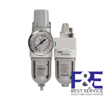 Bộ Lọc Khí &#8211; Chỉnh Áp &#8211; Cấp Dầu Xả Tay Parker Size 1/4 PCA200-02-B