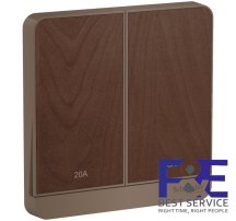 Công tắc đôi 2 cực 20A Schneider E8332D20N_WD_G19