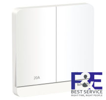 Công tắc đôi 2 cực 20A Schneider E8332D20N_WE_G19