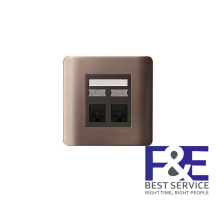 Ổ Cắm Mạng + Điện Thoại E8432TDRJS_6SZ_G19