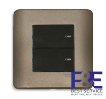 Công tắc đôi 1 chiều E8432_1_SZ_G19