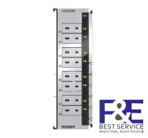 ELM3348-0003 | EtherCAT Terminal, 8-channel analog input, temperature, thermocouple, 24 bit, high-precision, 1 ksps, Mini-TC universal