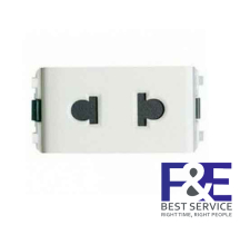 Ổ cắm đơn 2 chấu 10A, size S F30426USM_WE_G19