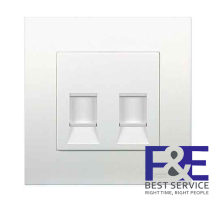 Ổ cắm mạng Cat6 đôi Schneider KB32RJ6
