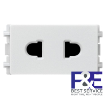 Ổ cắm đơn 2 chấu size S Schneider 84426SUS_WE_G19