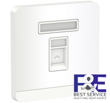 Ổ cắm mạng cat5e đơn Schneider E8331RJS5_WE_G19