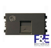 Ổ cắm mạng cat6, size S Schneider 8431SRJ6V_BZ_G19