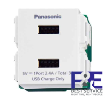 Ổ cắm USB 2 cổng Panasonic WEF11821W