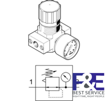 Bộ chỉnh &#225;p Festo LR-1/8-D-7-MICRO