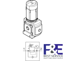 Bộ chỉnh &#225;p Festo MS4-LR-1/8-D6-A8