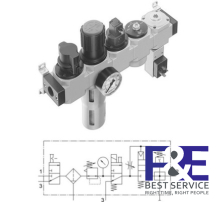 Bộ chỉnh lọc Festo&#160;-LFR-3/8-D-MIDI-KG