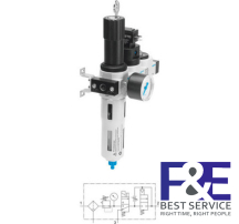 Bộ chỉnh lọc Festo&#160;-LFRS-1/8-D-MINI-KD