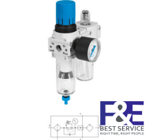 Bộ lọc kh&#237; n&#233;n Festo-FRC-1/4-DB-7-5M-MINI