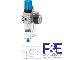 Bộ lọc kh&#237; n&#233;n Festo FRC-1/4-DB-7-MINI