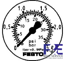 Đồng hồ đo &#225;p suất Festo FMA-50-2.5-1/4-EN