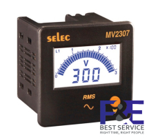 Đồng hồ đo điện áp Selec MV2307 72x72mm