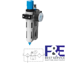 Bộ lọc kh&#237; n&#233;n Festo&#160;FRC-1/2-D-DI-MAXI-A