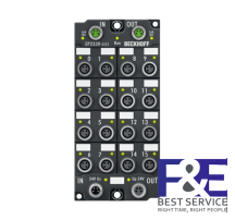 EP2339-0121 | EtherCAT Box, 16-channel digital combi, 24 V DC, 3 ms, 0.5 A, ground switching, M8