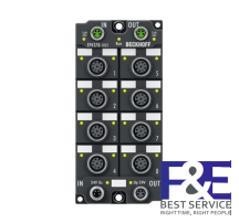 EP4378-1022 | EtherCAT Box, 4-channel analog input + 4-channel analog output, multi-function, ±10 V, 0/4…20 mA, 16 bit, single-ended, M12