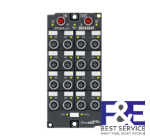 EPP2809-0021 | EtherCAT P Box, 16-channel digital output, 24 V DC, 0.5 A, M8