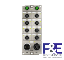 ER2028-1032 | EtherCAT Box, 8-channel digital output, 24 V DC, 2 A, M12, zinc die-cast
