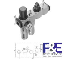 Bộ lọc kh&#237; n&#233;n Festo&#160;FRC-1/8-D-MINI-KE-A