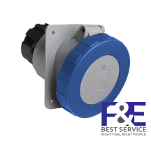 2CMA167442R1000 &#8211; Ổ cắm âm dạng nghiêng ABB 263RAU6W 63A 2P+E 220-250V IP67