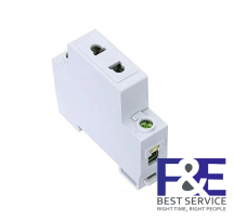 Ổ cắm cài thanh ray 2 chấu Chint AC30-103
