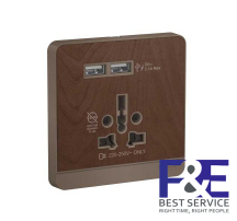 Ổ cắm đa năng kèm sạc USB E8342616USB_WD