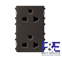 Ổ cắm đôi 3 chấu Schneider 84426LUES2_BZ_G19