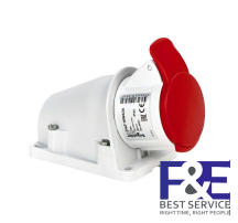 Ổ cắm nổi Schneider PKF16W434, 16A, 3P+E, 400V