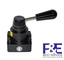 Van tác động tay Parker HV-4200-8 4 cổng và 3 vị trí, Ren 1/4&#8243; ( 13mm )