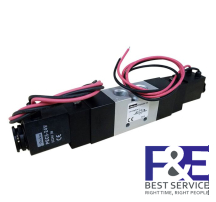Van điện từ Parker PHS-520C-02-220V 5 cửa 3 vị trí, 2 Coil, Ren 13