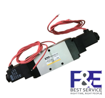 Van điện từ Parker PHS-530D-03-220V 5 cửa 2 vị trí, 2 Coil, Ren 17