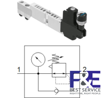 Tấm điều chỉnh &#225;p suất Festo VMPA1-B8-R2C2-C-10