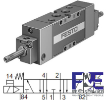 Van điện từ Festo  MFH-5/3E-1/4-B