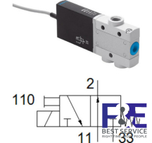 Van điện từ Festo MHE3-M1H-3/2O-1/8-K