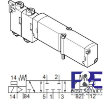 Van điện từ Festo VMPA14-M1HF-G-PI