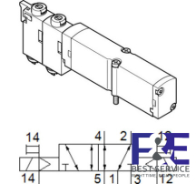 Van điện từ Festo VMPA14-M1HF-J-PI